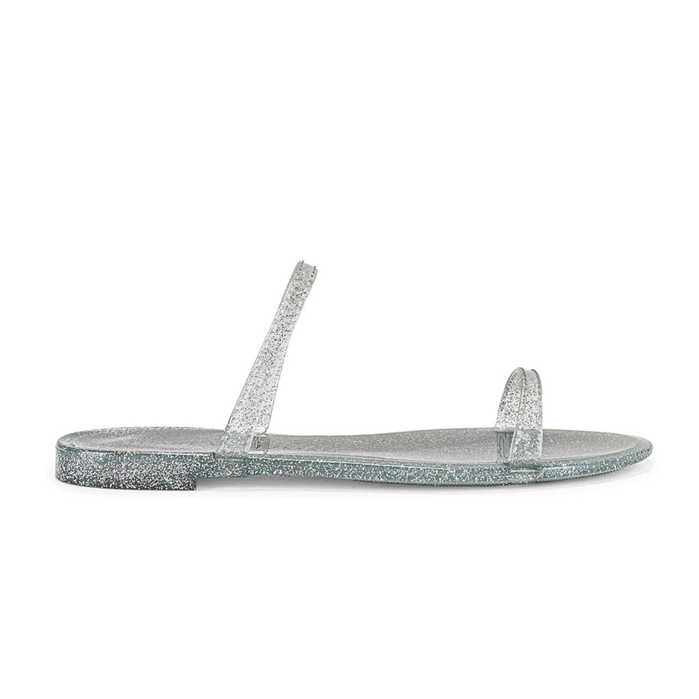 Stuart Weitzman Sawyer Sliver Sandal Slides